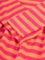 Frugi Pink Stripe Flower Dress - Image 4 of 5