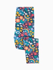 Frugi Green All-Over Print Blue Leggings - Image 1 of 4