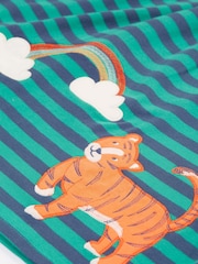 Frugi Green Striped Tiger Dress - Imagen 3 de 5