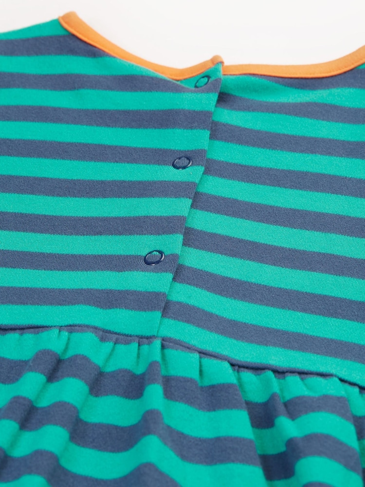 Frugi Green Striped Tiger Dress - Imagen 5 de 5