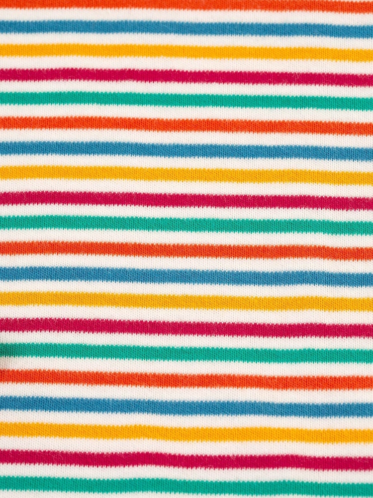 Frugi Pink Multi-Stripe Girls Top - Image 5 of 5 Frugi Pink Multi-Stripe Girls Top - Image 5 of 5