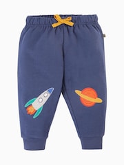 Frugi Navy Blue Space Knee Patch Crawlers - Image 1 of 4