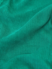Frugi Green Flowers Reversible Dungaree - Image 6 of 6