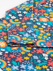 أزرق - رداء علوي بطبعة زهور كاملة للبنات من Frugi - صورة 2 من 3