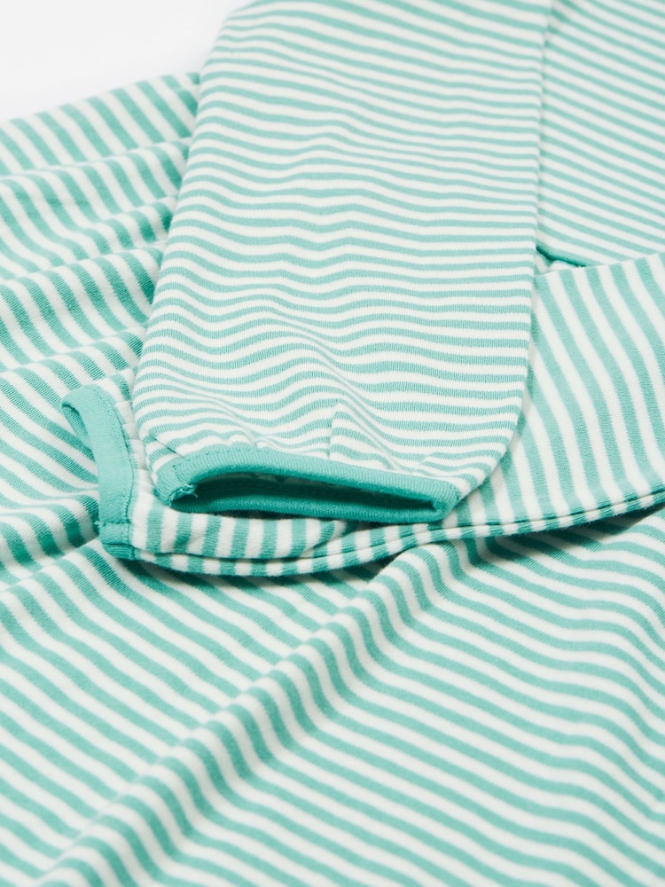 Frugi Green Striped Puffin Dress - Image 3 of 4