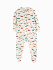 Frugi Cars All Over Print Babygrow - Image 1 of 4