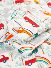 Frugi Cars All Over Print Babygrow - Image 2 of 4