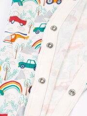 Frugi Cars All Over Print Babygrow - Image 3 of 4