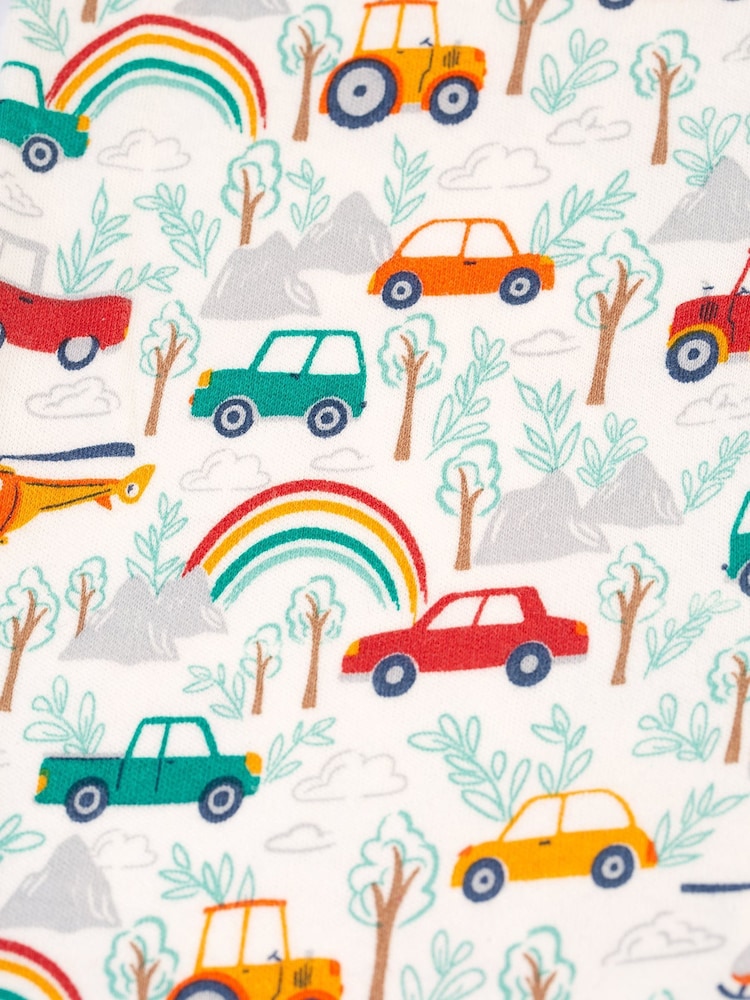 Frugi Cars All Over Print Babygrow - Image 4 of 4 Frugi Cars All Over Print Babygrow - Image 4 of 4