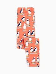 Frugi Girls All-Over Print Puffin Leggings - Image 1 of 5