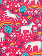 Frugi Pink All-Over Print Unicorn Leggings - Image 5 of 5
