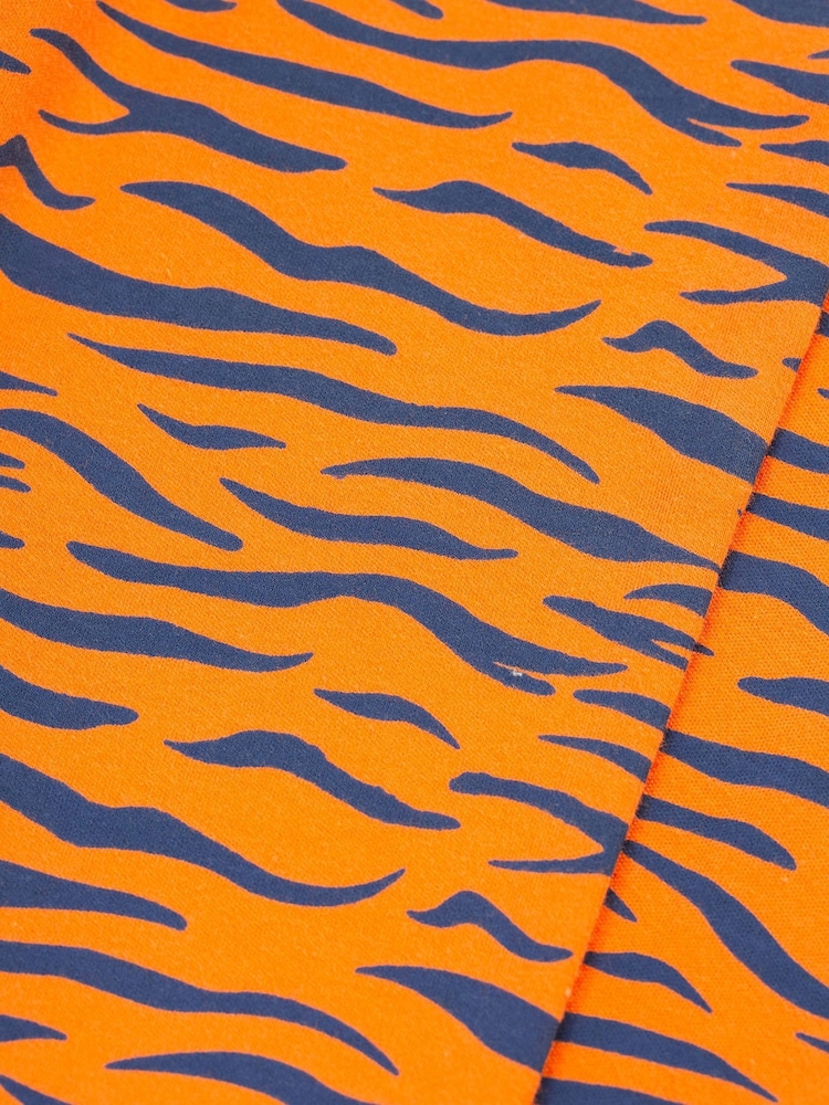 Frugi Unisex Orange Tiger Print Pyjamas - Image 6 of 6