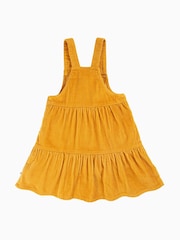 Frugi Yellow Corduroy Pinafore Dress - Image 3 of 6