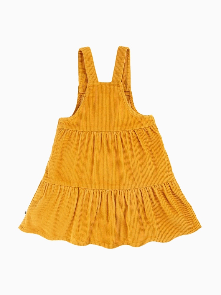 Buy Frugi Yellow Corduroy Pinafore Dress from Next Oman