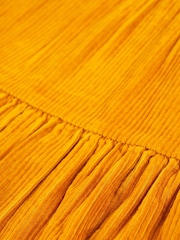 Frugi Yellow Corduroy Pinafore Dress - Image 6 of 6