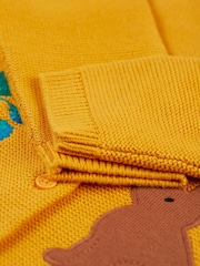 Frugi Girls Yellow Mouse/Rabbit Cardigan - Image 4 of 6