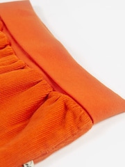 Frugi Boys Orange Corduroy Pull Ups Joggers - Image 5 of 6