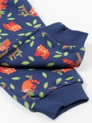 Frugi Blue Pandas Snuggle Crawlers - Image 2 of 5