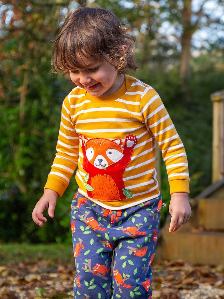 Frugi Blue Pandas Snuggle Crawlers - Image 5 of 5