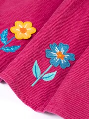 Frugi Pink Embroided Corduroy Skirt - Image 3 of 5