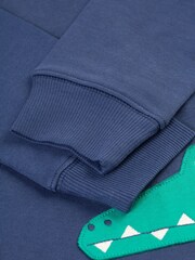 Frugi Boys Blue Crocodile Jumper - Image 5 of 5