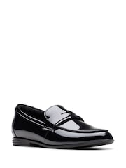 Clarks Finja Bright Patent Loafer Shoes - Imagen 6 de 7