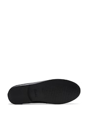 Clarks Black Standard Fit (F) Finja Bloom Ballerina Shoes - Image 7 of 7