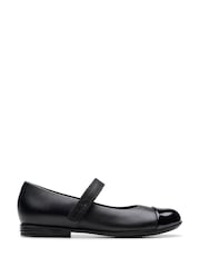 Clarks Leather Finja Gem Kid Shoes - Imagen 1 de 7