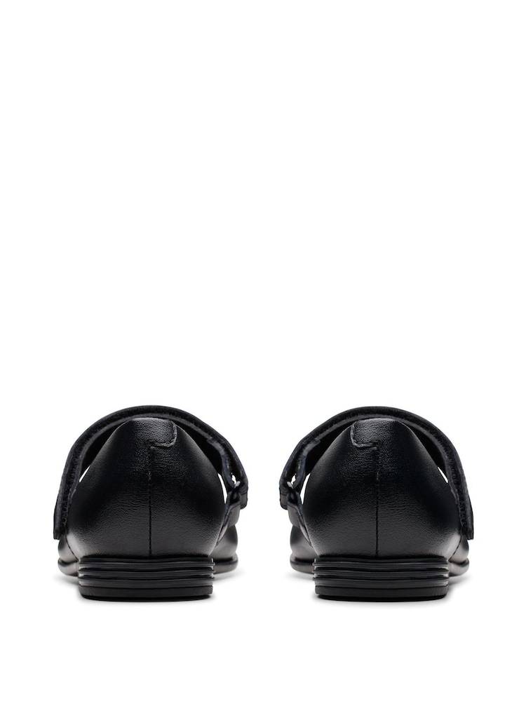 Clarks Leather Finja Gem Kid Shoes - Imagen 2 de 7
