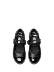 Clarks Leather Finja Gem Kid Shoes - Imagen 4 de 7