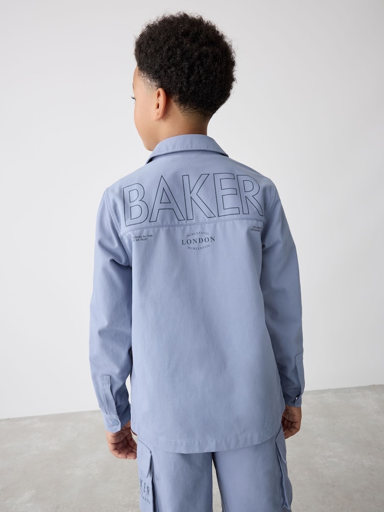 أزرق - طقم من تيشرت وسترة خفيفة من Baker By Ted Baker - صورة 2 من 15