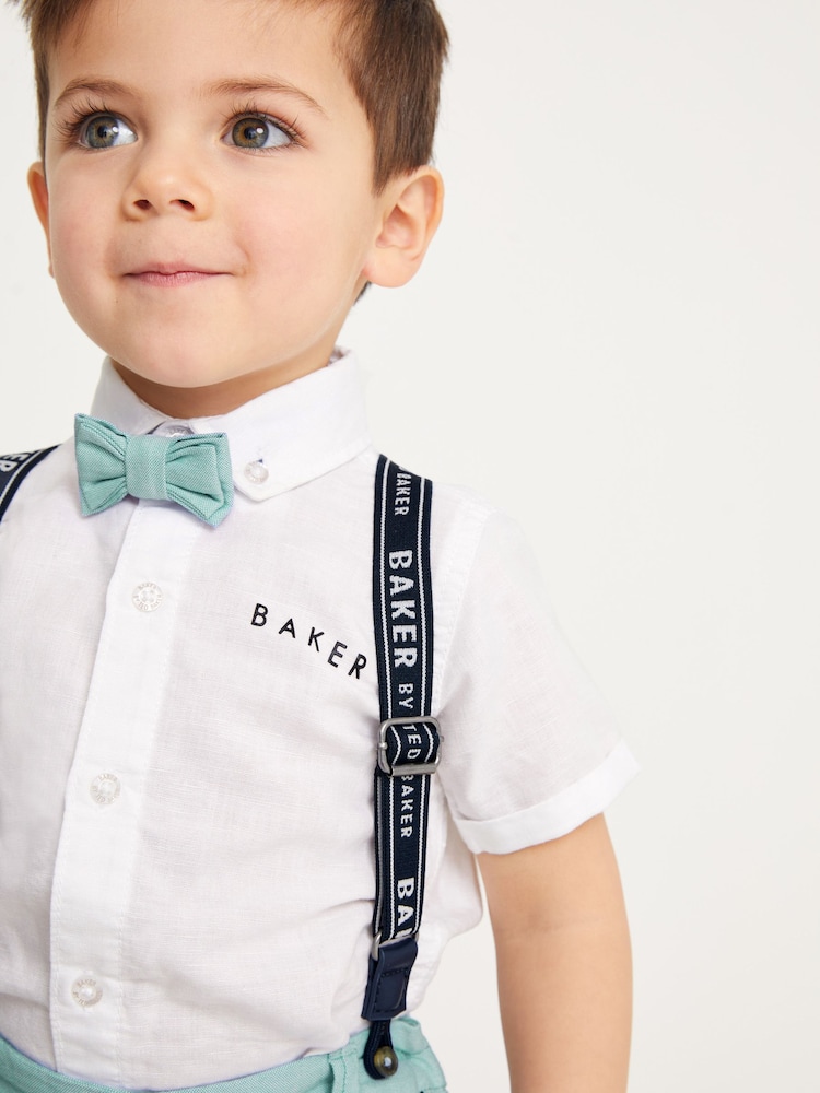 Baker by Ted Baker 3 Piece Shirt, Shorts and Braces Set - Image 4 of 10