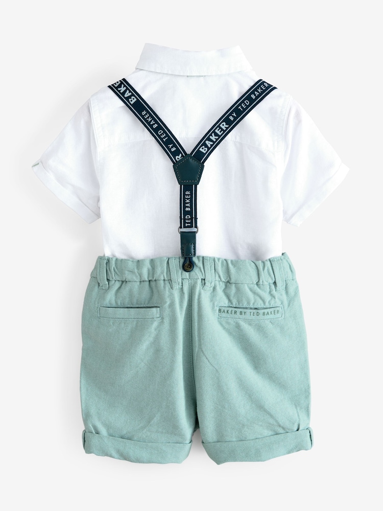 Baker by Ted Baker 3 Piece Shirt, Shorts and Braces Set - Image 7 of 10