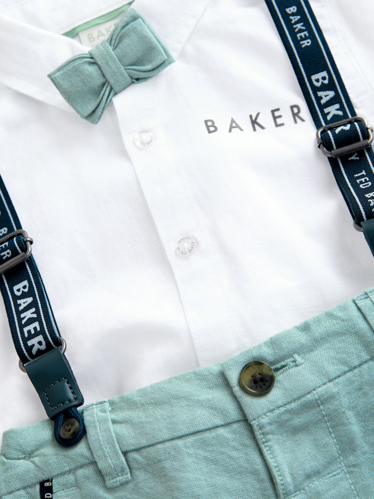 Baker by Ted Baker 3 Piece Shirt, Shorts and Braces Set - Image 8 of 10