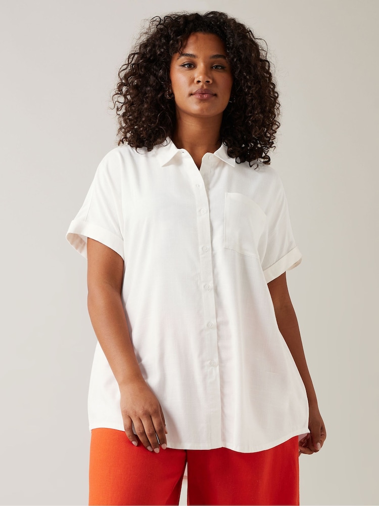 Evans Tencel Slub Shirt - Image 1 of 5