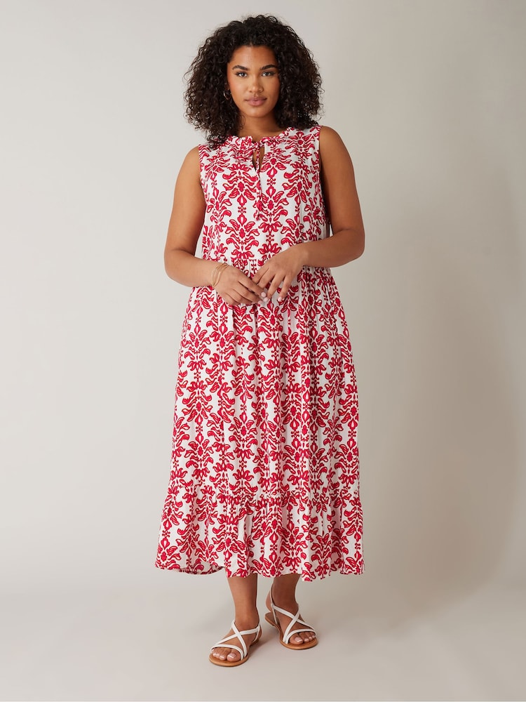 Evans Sleeveless Boho Dress - Image 1 of 5