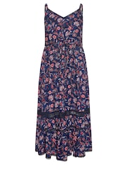 Evans Blue Crochet Trimmed Sundress - Image 5 of 5