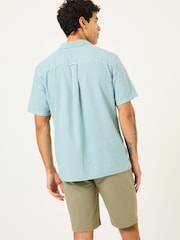FatFace Bugle Light Blue Linen Cotton Shirt - Image 2 of 8