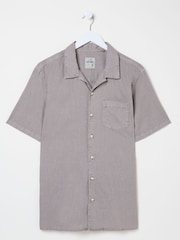 Gris claro - FatFace Linen Cotton Shirt - Imagen 6 de 6