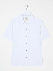 Blanco - FatFace Linen Cotton Shirt - Imagen 5 de 5