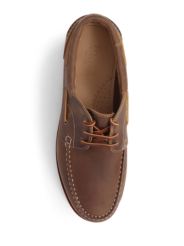 Jones Bootmaker Pickering2 Leather Boat Shoes - Image 4 of 5
