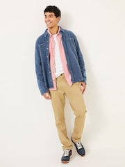 FatFace Dusky Pink Long Sleeve Elm Stripe Shirt - Image 3 of 6
