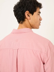 FatFace Dusky Pink Long Sleeve Elm Stripe Shirt - Image 5 of 6