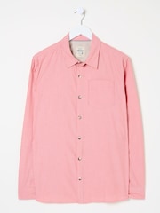 FatFace Dusky Pink Long Sleeve Elm Stripe Shirt - Image 6 of 6