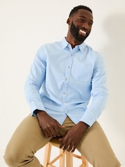 FatFace Blue Long Sleeve Oxford Shirt - Image 3 of 6