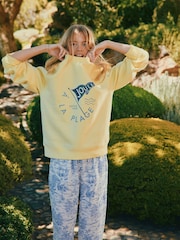 Yellow Cotton Rich - Joules Graphic Crew Neck Sweatshirt - صورة 2 من 8
