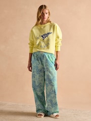 Yellow Cotton Rich - Joules Graphic Crew Neck Sweatshirt - صورة 7 من 8