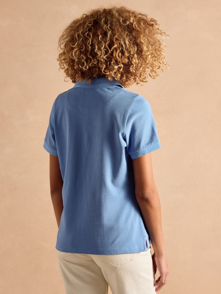 Joules Woody Blue Polo Shirt - Image 2 of 8