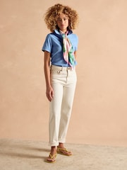 Joules Woody Blue Polo Shirt - Image 7 of 8