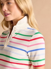 Joules Fairfield Multi Short Sleeve Ribbed Polo Shirt - Image 3 of 6